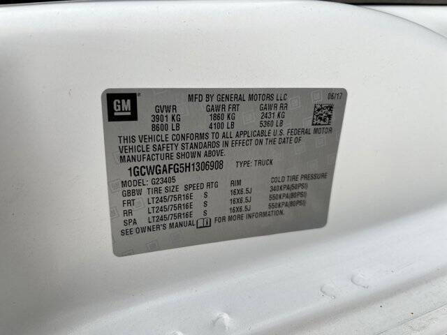 2017 Chevrolet Express 2500