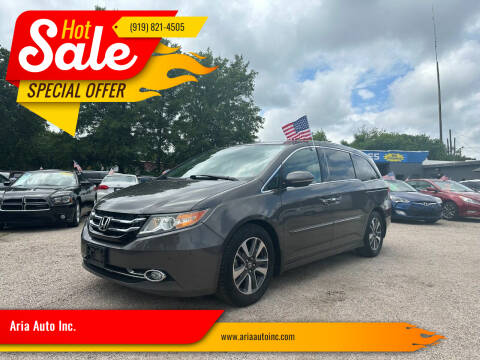 2016 Honda Odyssey for sale at Aria Auto Inc. in Raleigh NC