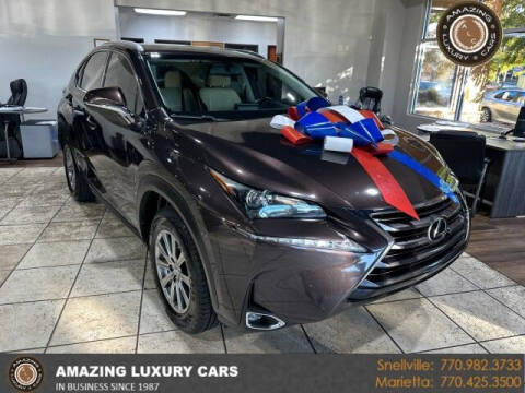 2015 Lexus NX 200t for sale at Amazing Luxury Cars in Snellville GA