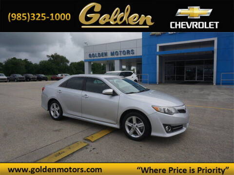 2014 Toyota Camry for sale at GOLDEN MOTORS in Cut Off LA