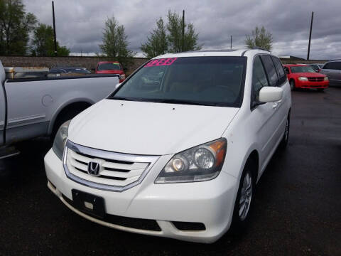 2008 Honda Odyssey for sale at BELOW BOOK AUTO SALES in Idaho Falls ID