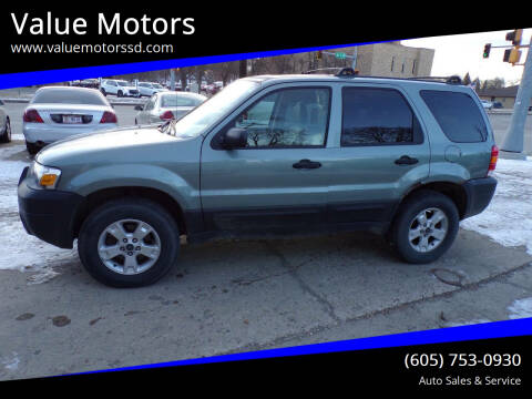 2006 Ford Escape for sale at Value Motors in Watertown SD