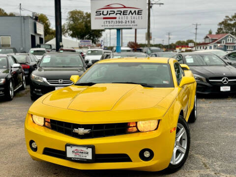 2013 Chevrolet Camaro for sale at Supreme Auto Sales in Chesapeake VA