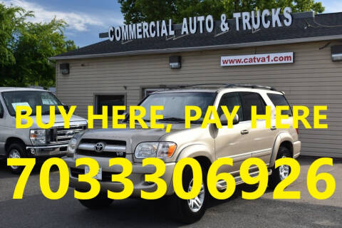 2005 Toyota Sequoia for sale at Commercial Auto & Trucks in Manassas VA