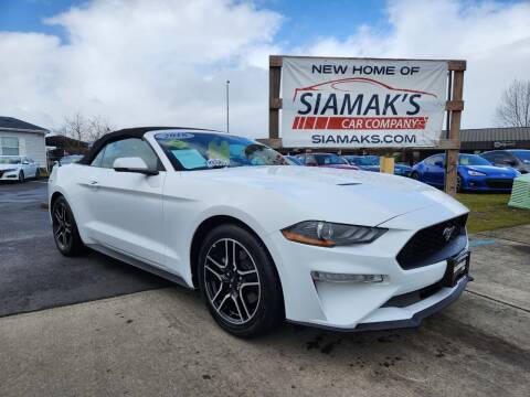 2018 Ford Mustang for sale at Siamak's Car Company llc in Woodburn OR