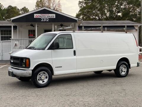 2001 Chevrolet Express Cargo for sale at CVC AUTO SALES in Durham NC