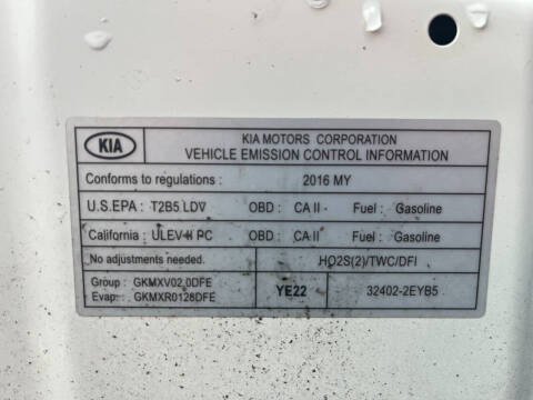 2016 Kia Forte5 LX