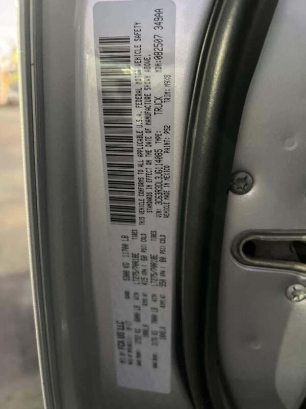 2018 RAM 3500 Big Horn