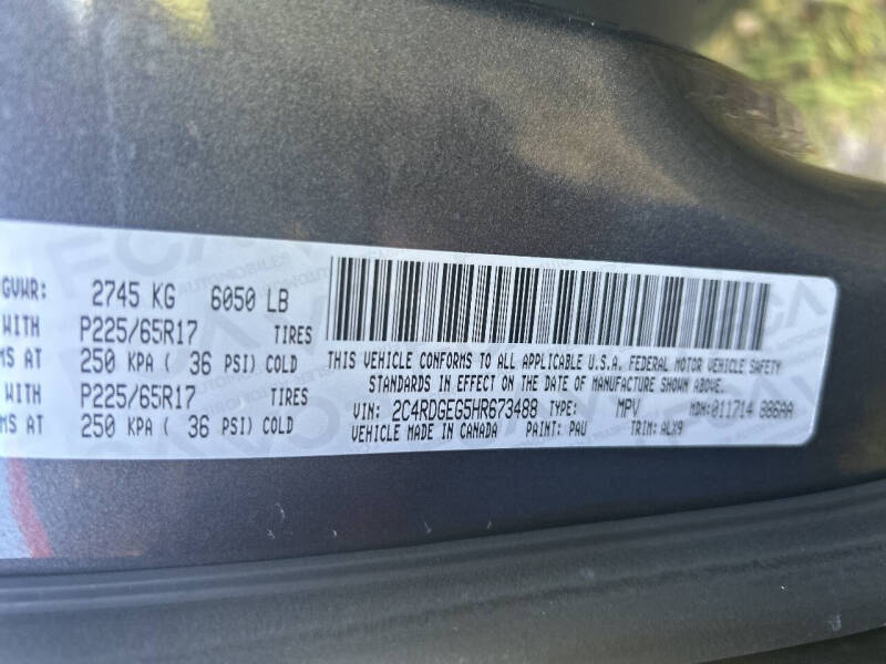 2017 Dodge Grand Caravan GT