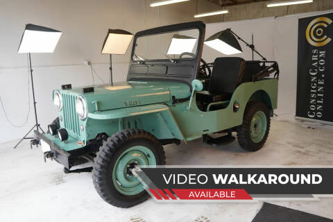 1952 Willys Jeep CJ3 for sale at ConsignCarsOnline.com in Oceano CA