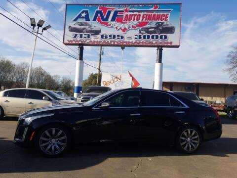 2016 Cadillac CTS for sale at ANF AUTO FINANCE in Houston TX