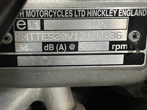 2001 Triumph Daytona 995i