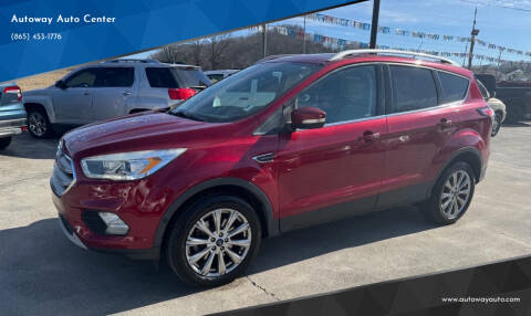 2018 Ford Escape for sale at Autoway Auto Center in Sevierville TN