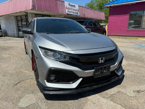 2019 Honda Civic for sale at Forest Auto Finance LLC in Garland TX