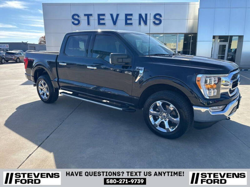 Used 2022 Ford F-150 XLT with VIN 1FTFW1E87NKF08670 for sale in Enid, OK