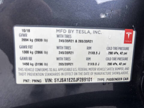 2018 Tesla Model S 100D