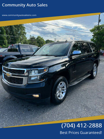 2015 Chevrolet Tahoe for sale at Community Auto Sales in Gastonia NC