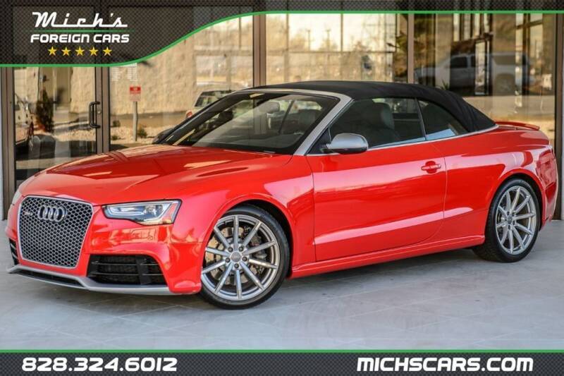 2014 Audi RS 5 for sale at Mich's Foreign Cars in Hickory NC