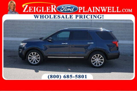 2017 Ford Explorer for sale at Zeigler Ford of Plainwell- Jeff Bishop in Plainwell MI