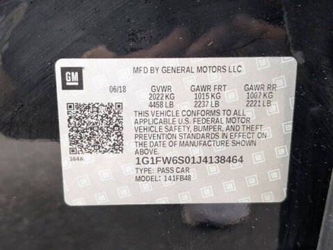 2018 Chevrolet Bolt EV LT