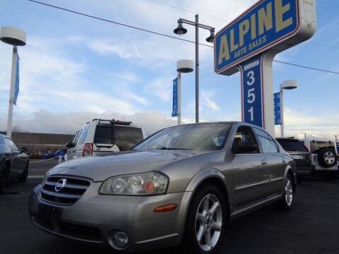 2003 Nissan Maxima for sale at Alpine Auto Sales in Salt Lake City UT