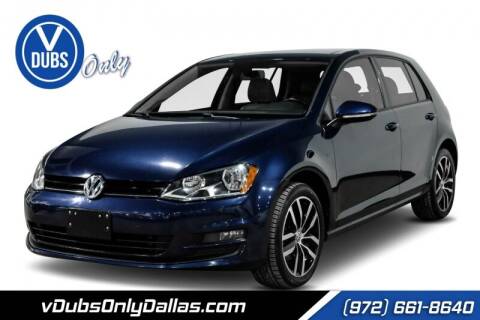 2016 Volkswagen Golf for sale at VDUBS ONLY in Dallas TX