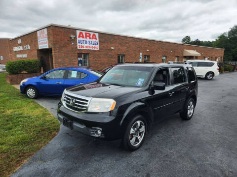 2012 Honda Pilot for sale at ARA Auto Sales in Winston-Salem NC