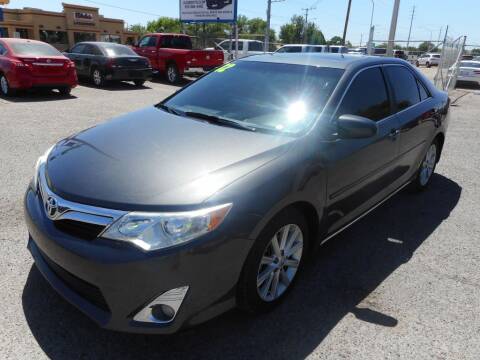 2012 Toyota Camry for sale at AUGE'S SALES AND SERVICE in Belen NM