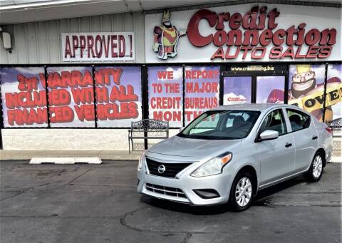 2016 Nissan Versa for sale at Credit Connection Auto Sales in Midwest City OK