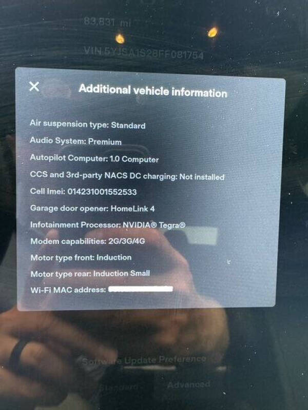 2015 Tesla Model S 70D