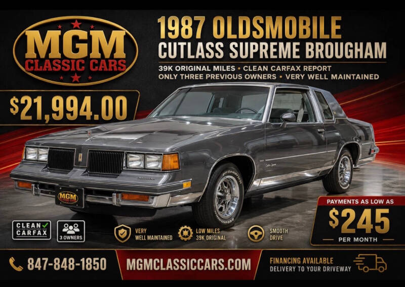 1987 Oldsmobile Cutlass Supreme Brougham
