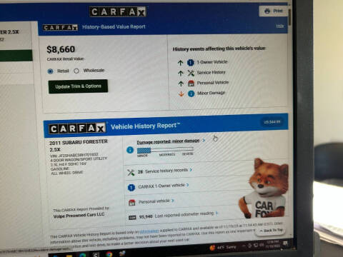 2011 Subaru Forester 2.5X