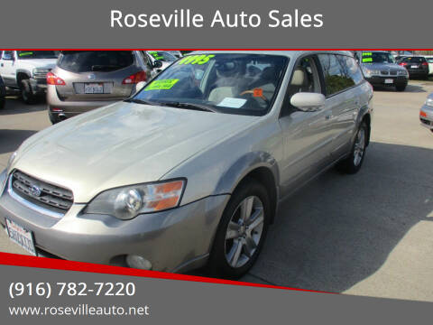 2005 Subaru Outback for sale at Roseville Auto Sales in Roseville CA