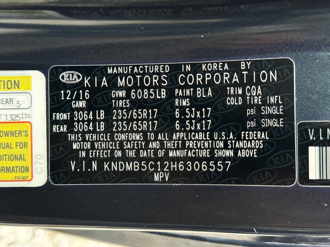 2017 Kia Sedona for sale at Statewide Auto LLC in Akron, OH