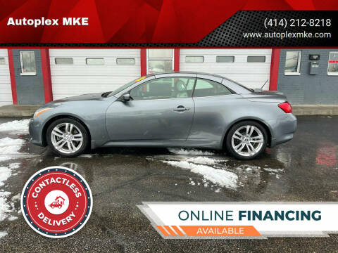 2010 Infiniti G37 Convertible for sale at Autoplexmkewi in Milwaukee WI