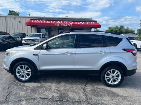 2018 Ford Escape for sale at United Auto Sales in Oklahoma City OK