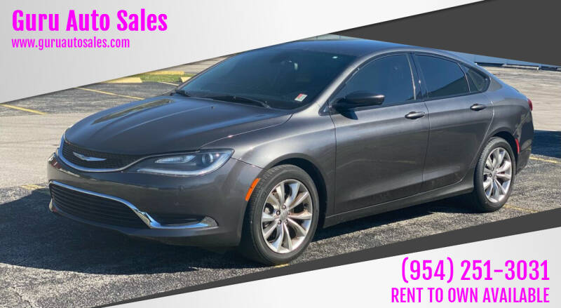 2015 Chrysler 200 for sale at Guru Auto Sales in Miramar FL