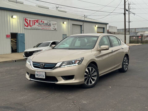 2015 Honda Accord Hybrid for sale at SUPER AUTO SALES STOCKTON in Stockton CA