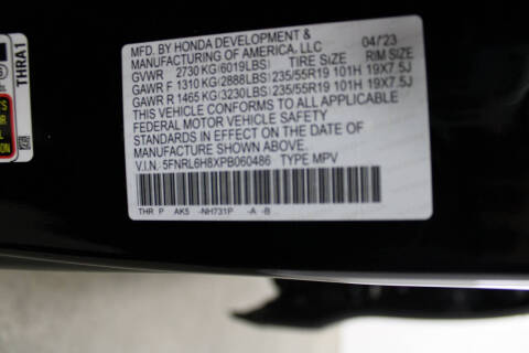 2023 Honda Odyssey Touring