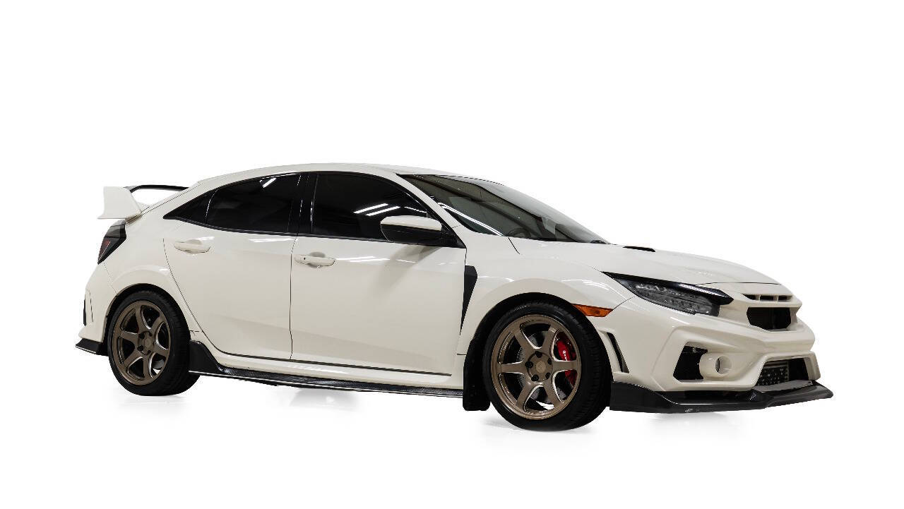 White 2018 Honda Civic Type R Hatchback Front-Wheel Drive 6-Speed Manual
