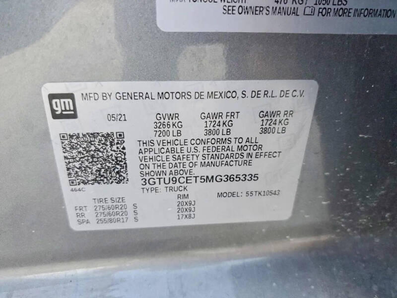 2021 GMC Sierra 1500