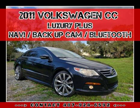 2011 Volkswagen CC for sale at AFFORDABLE ONE LLC in Orlando FL