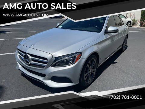 2016 Mercedes-Benz C-Class for sale at AMG AUTO SALES in Las Vegas NV