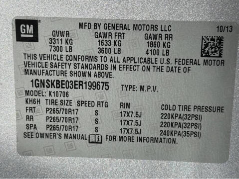 2014 Chevrolet Tahoe LT