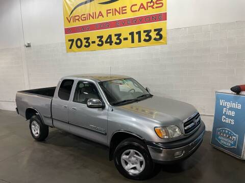 2002 Toyota Tundra for sale at Virginia Fine Cars in Chantilly VA
