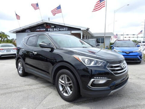 2017 Hyundai Santa Fe Sport for sale at One Vision Auto in Hollywood FL
