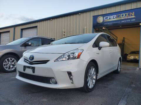 2014 Toyota Prius v for sale at Carcoin Auto Sales in Orlando FL