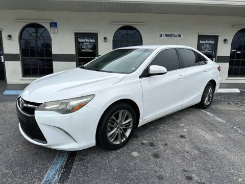 2016 Toyota Camry for sale at Supreme Motor Sports in North Fort Myers FL