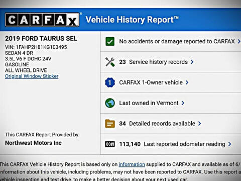 2019 Ford Taurus SEL