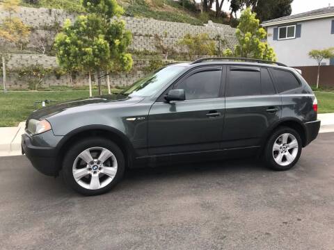 2004 BMW X3 for sale at CALIFORNIA AUTO GROUP in San Diego CA